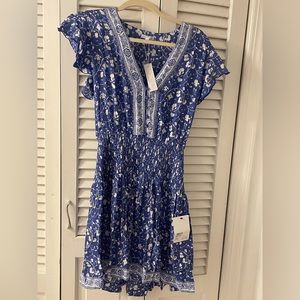 Poupette St. Barthes new beach dress- gorgeous blue floral